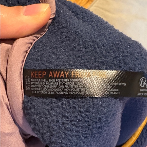 Free People New Hit The Slopes Fleece Colorblock Pullover in Midnight Navy XL - Picture 5 of 7